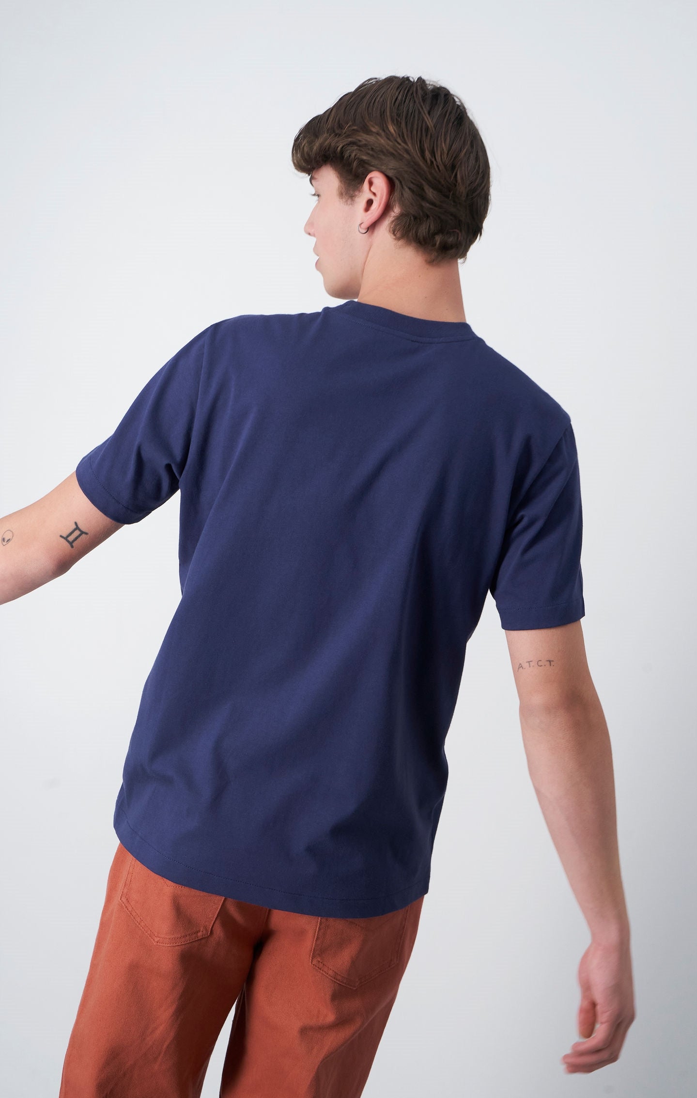 T-shirt In Cotone Con Logo College