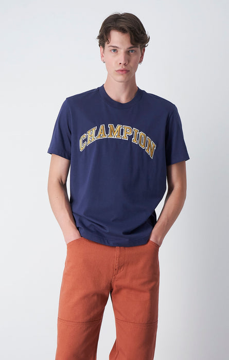 T-shirt en coton à logo lettrage