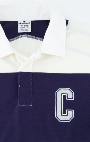 Polo de rugby à logo lettrage