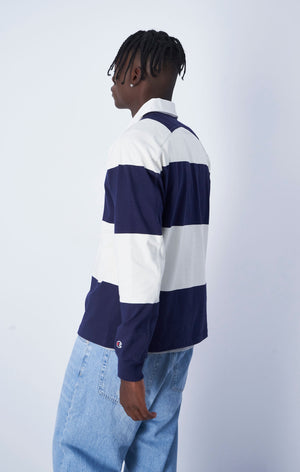 Polo de rugby à logo lettrage