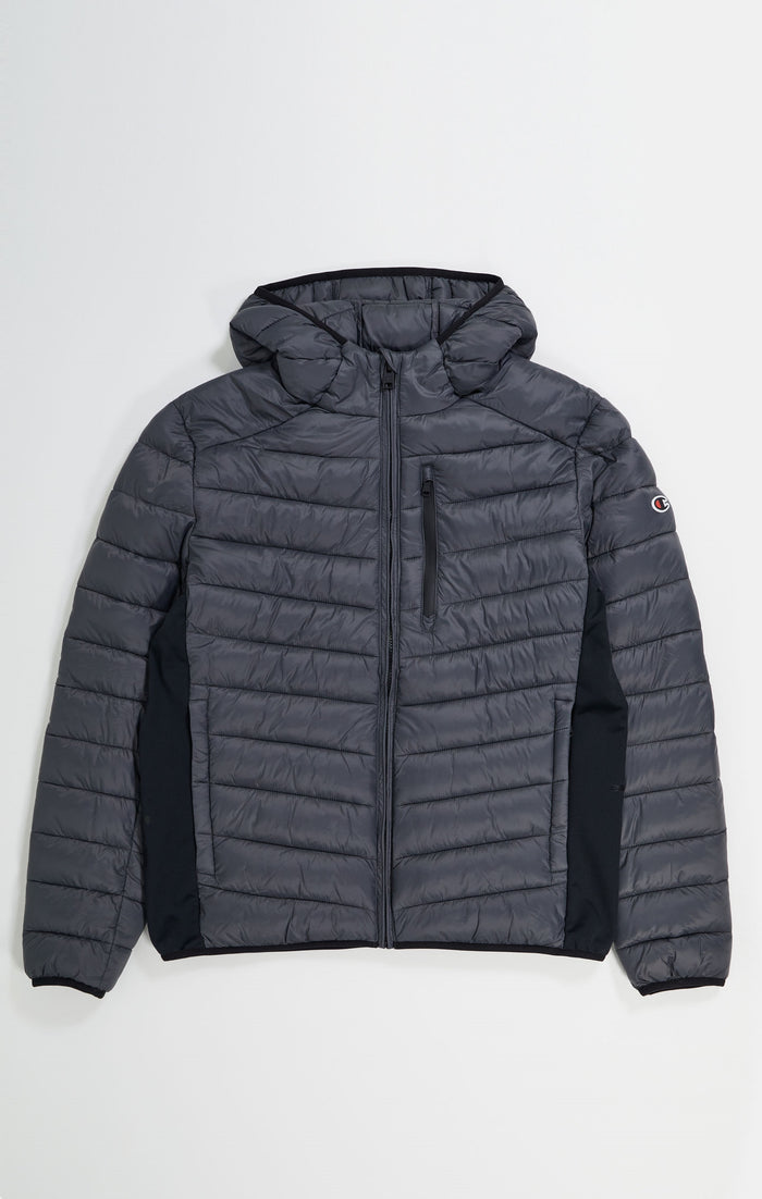Piumino Con Cappuccio Tech Imbottito