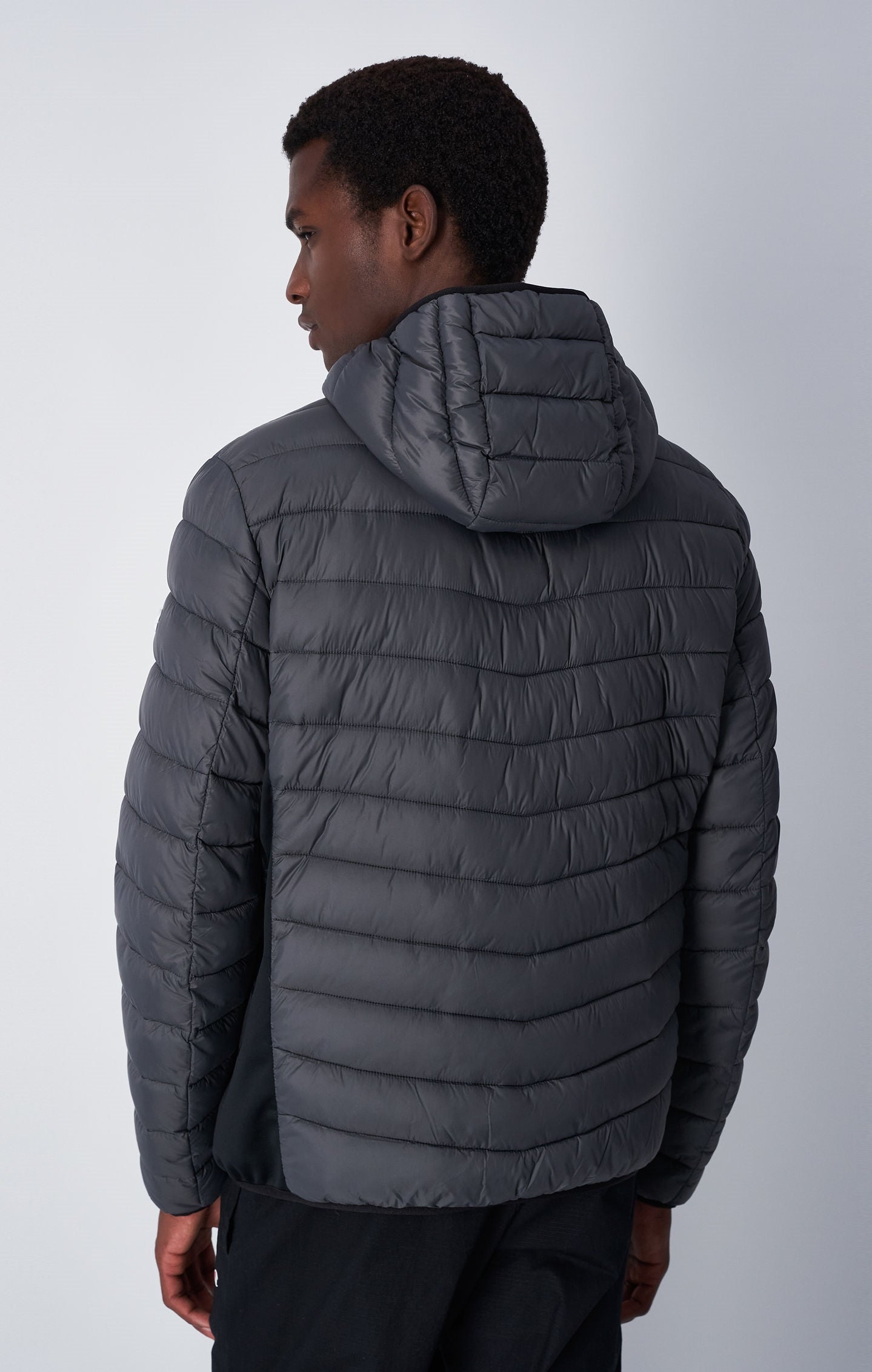 Piumino Con Cappuccio Tech Imbottito