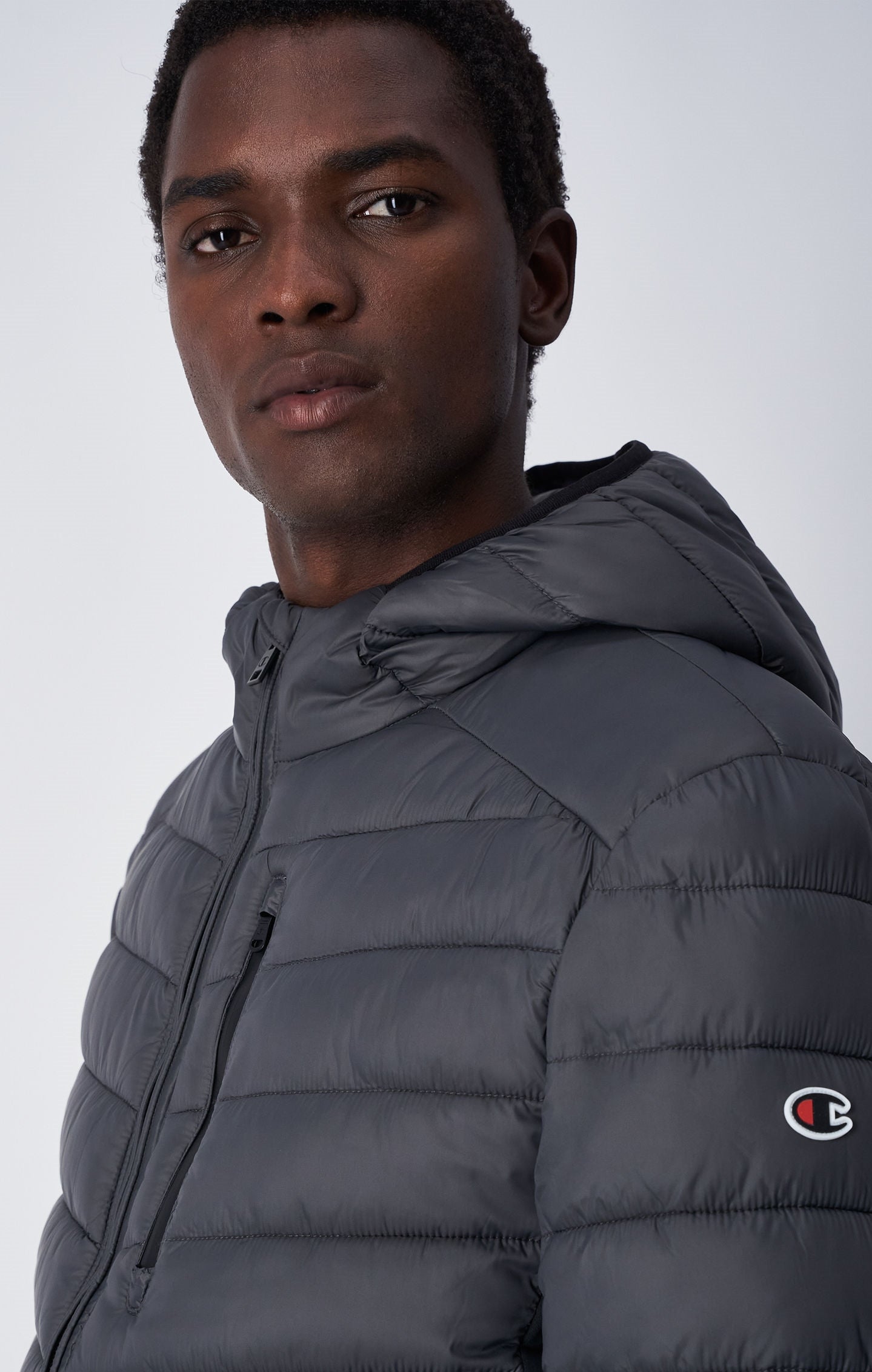 Piumino Con Cappuccio Tech Imbottito