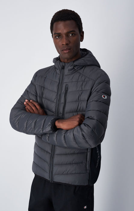 Piumino Con Cappuccio Tech Imbottito
