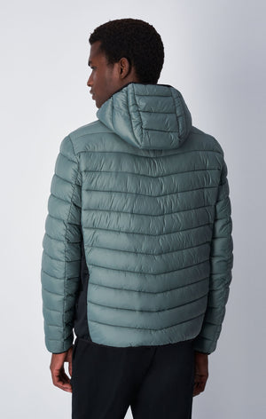 Piumino Con Cappuccio Tech Imbottito