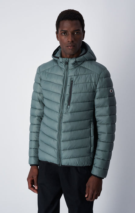 Piumino Con Cappuccio Tech Imbottito