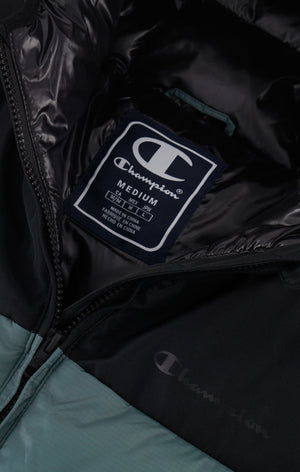 Piumino Pesante Con C Logo Patch