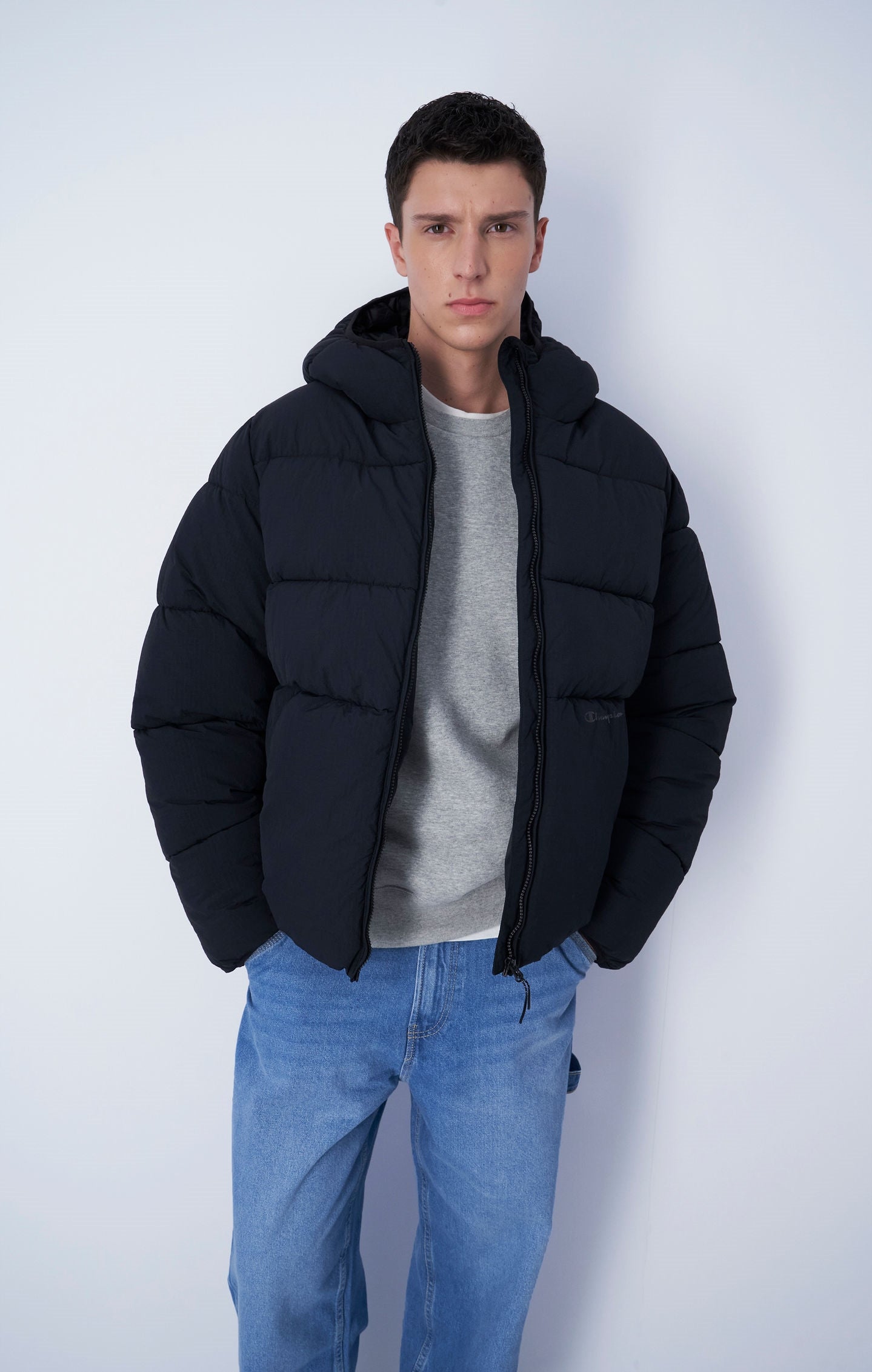 Piumino Con Cappuccio Multi Tasche Outdoor