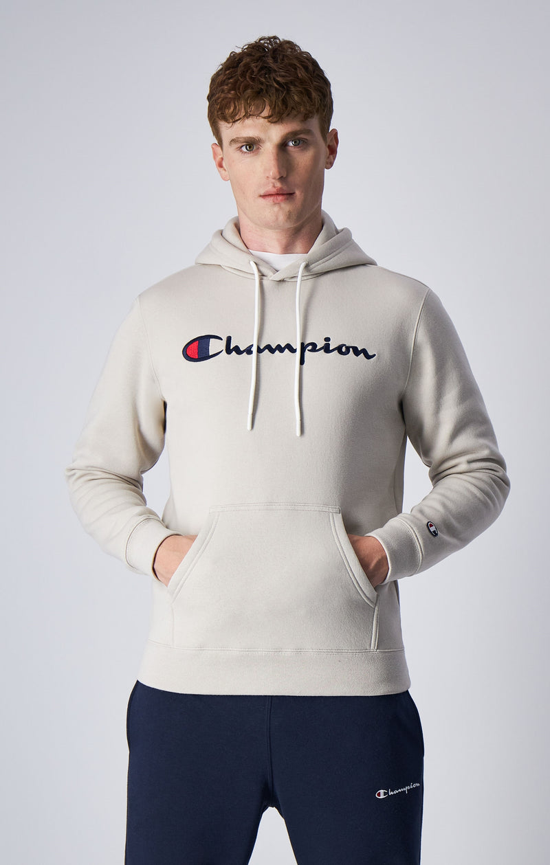 Felpa Con Cappuccio E Logo Champion