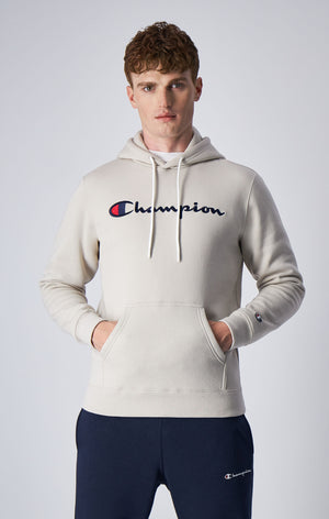 Felpa Con Cappuccio E Logo Champion