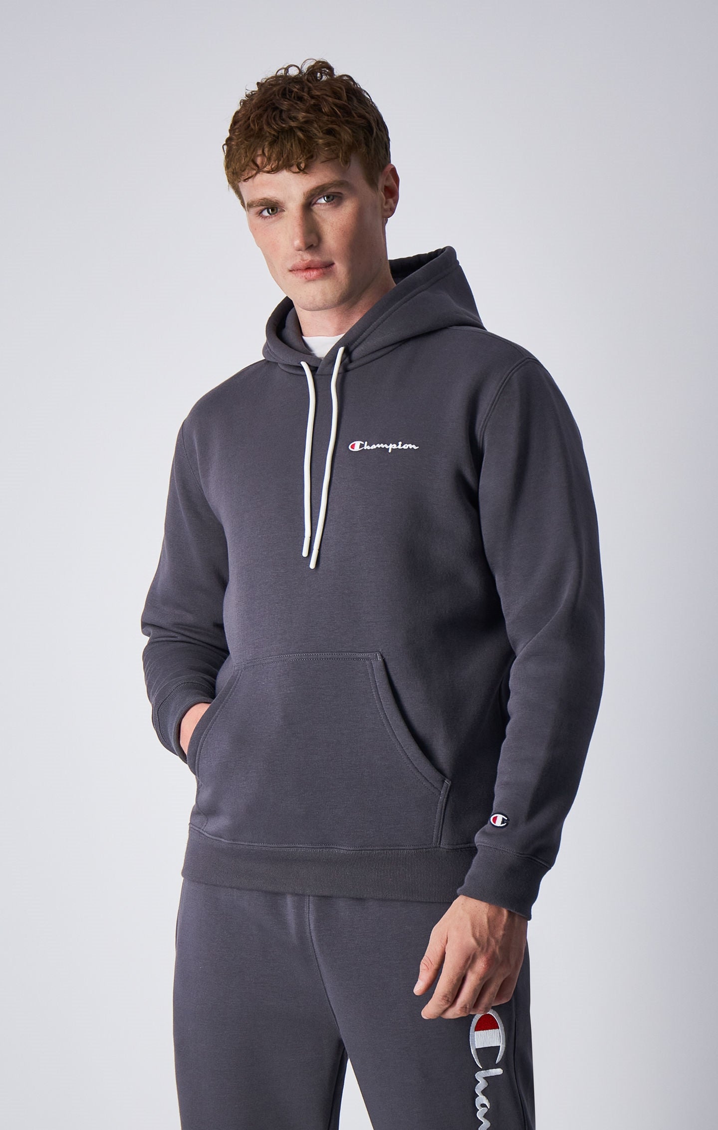 Small Script Logo Fleece Hoodie