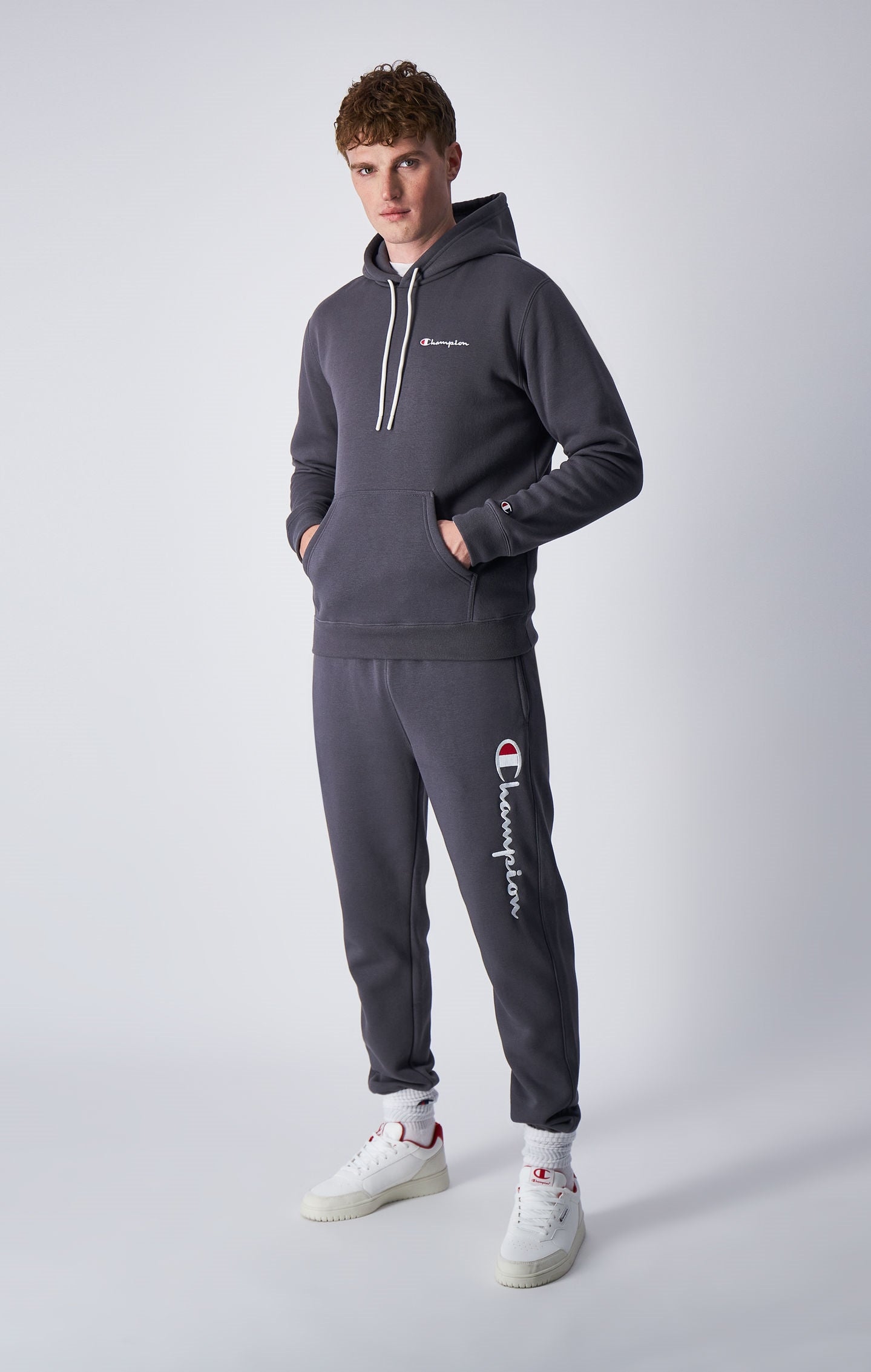 Small Script Logo Fleece Hoodie