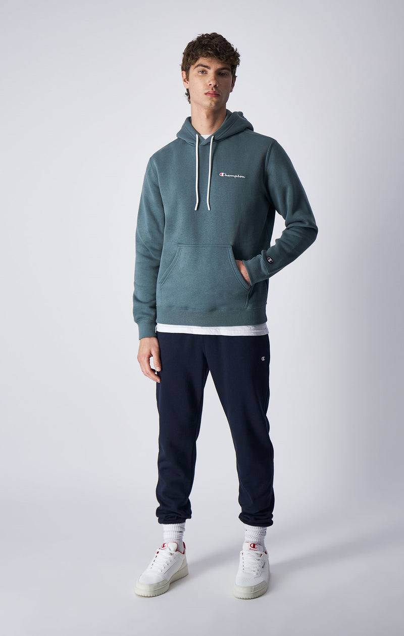 Small Script Logo Fleece Hoodie