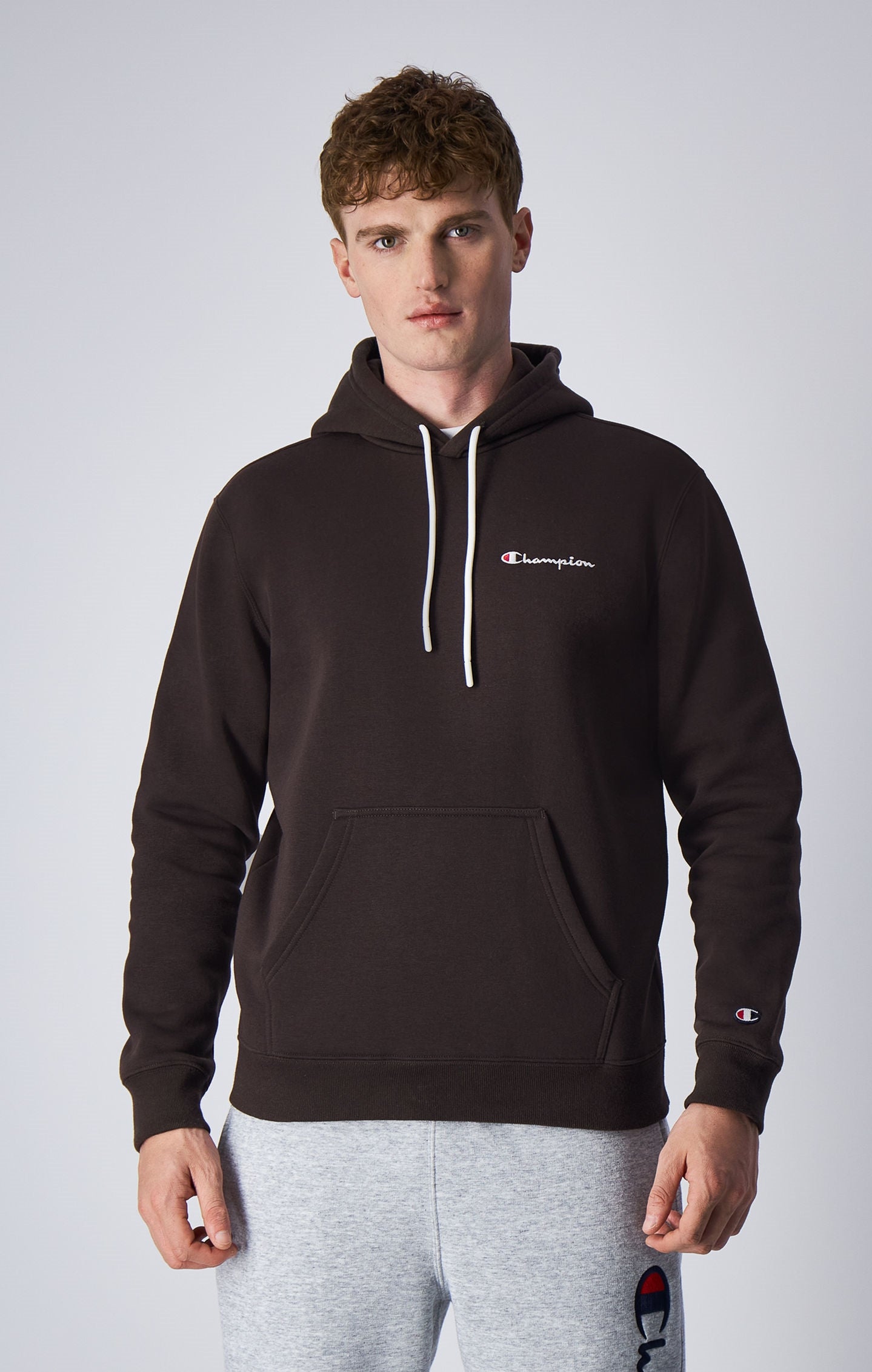 Small Script Logo Fleece Hoodie