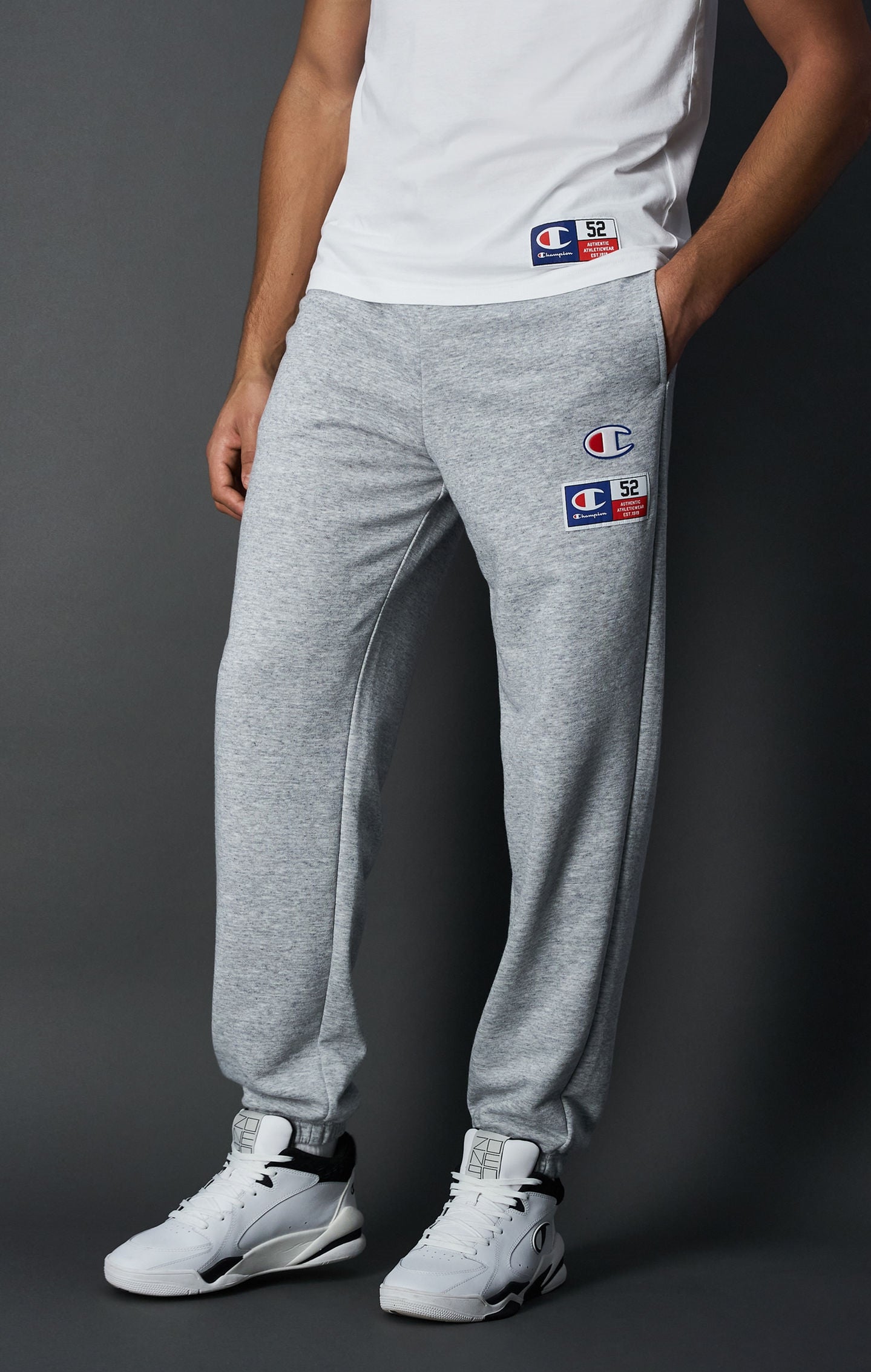 Sportliche Retro-Jogginghose aus schwerem French Terry