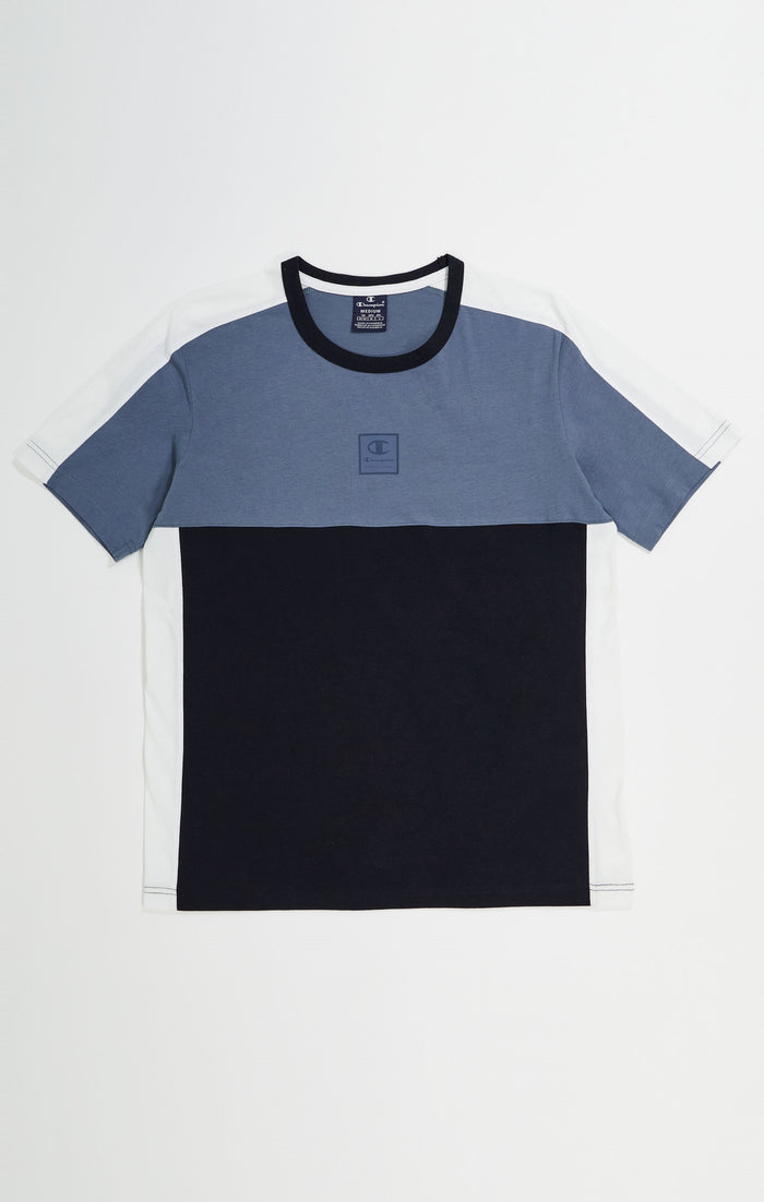 T-shirt Color Block in Cotone