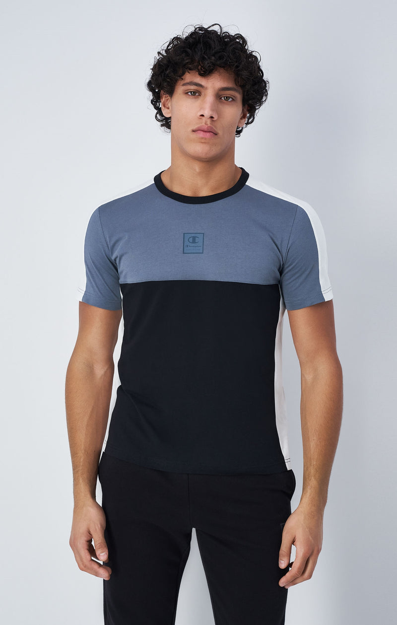 T-shirt Color Block in Cotone