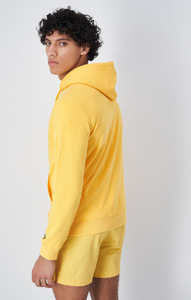 Embroidered Small Script Logo Hoodie