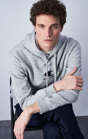 New Champion Logo Hoodie