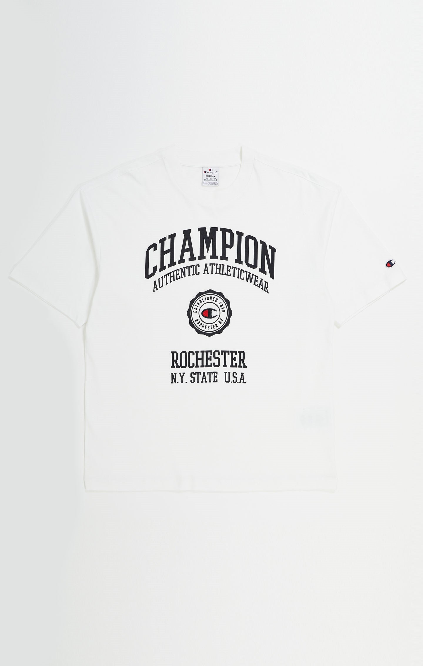 T-shirt In Cotone Stile College