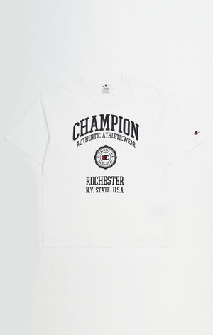 T-shirt In Cotone Stile College