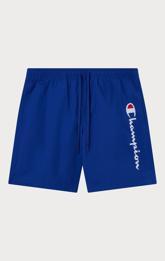 Short de plage avec grand logo