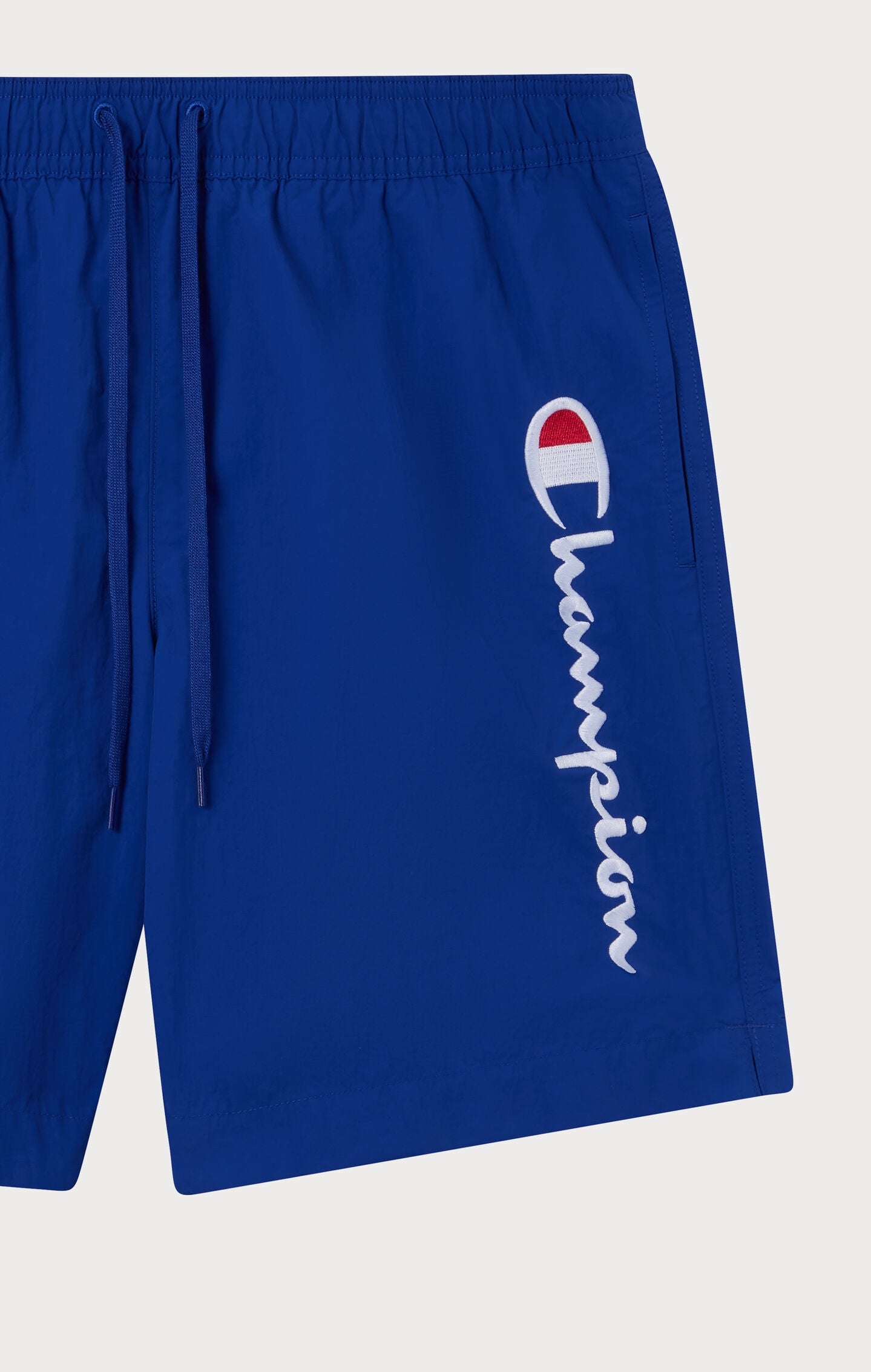 Short de plage avec grand logo