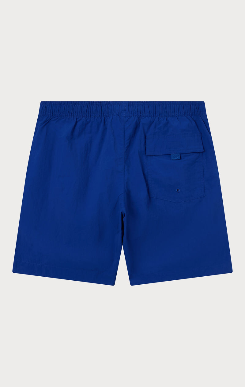 Short de plage avec grand logo