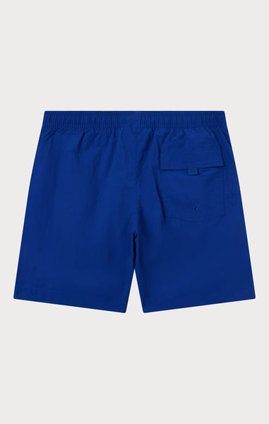 Short de plage avec grand logo