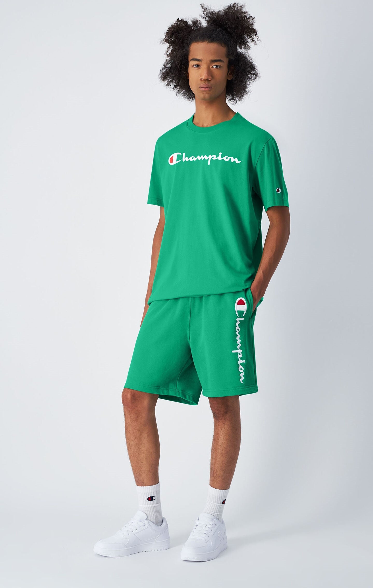 T-Shirt aus Baumwolljersey mit großem Logo