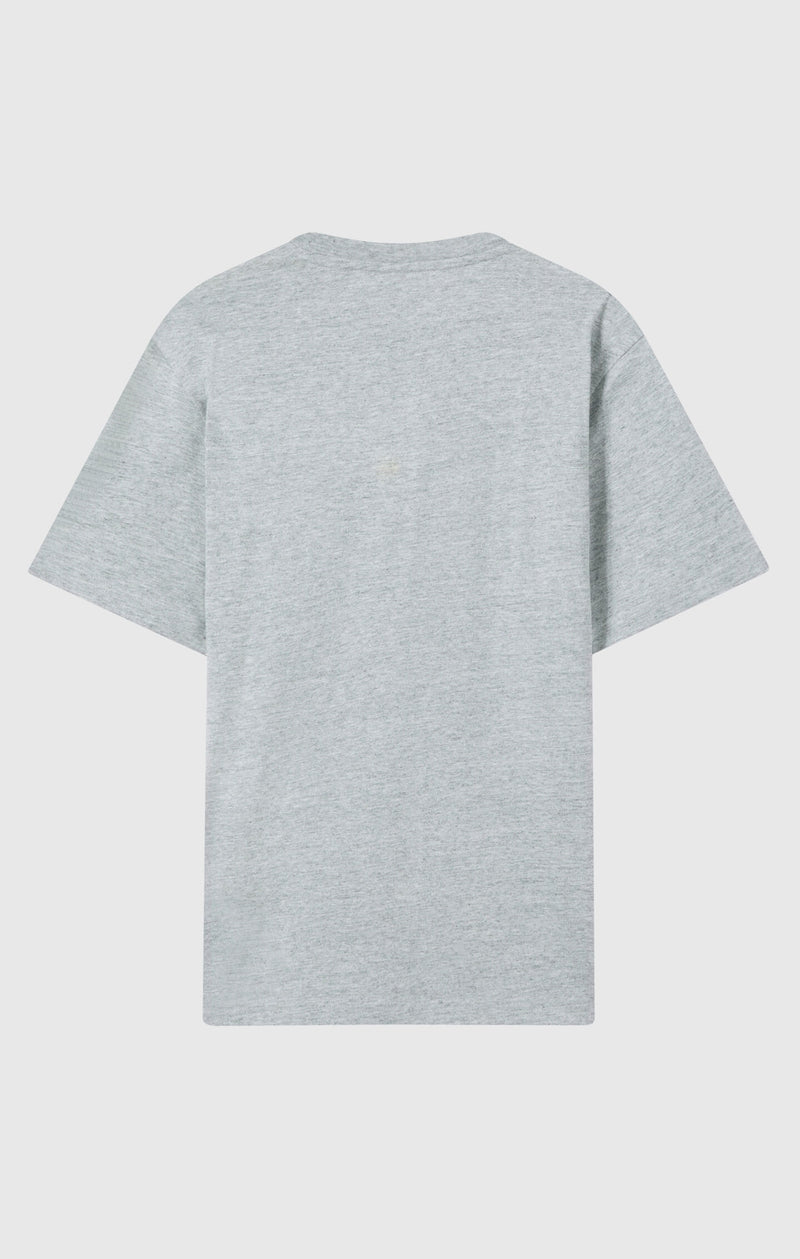 Camiseta de punto de algodón con logotipo pequeño