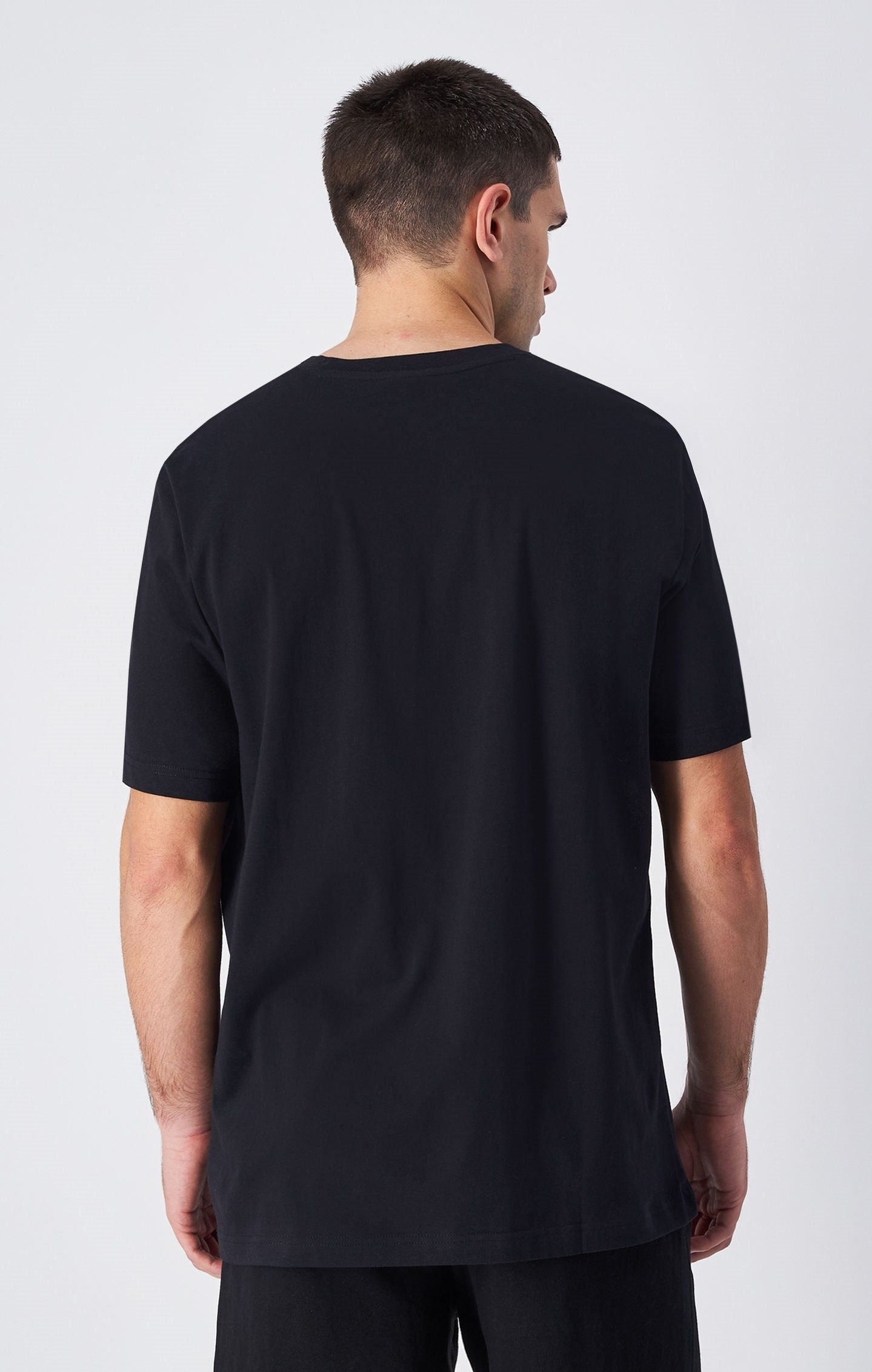 T-shirt in jersey di cotone con logo piccolo