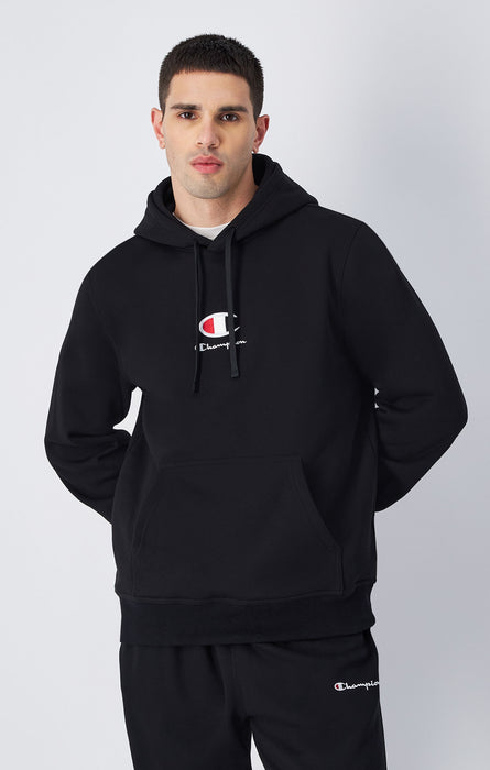 Sweatshirt à capuche en molleton avec grand logo C