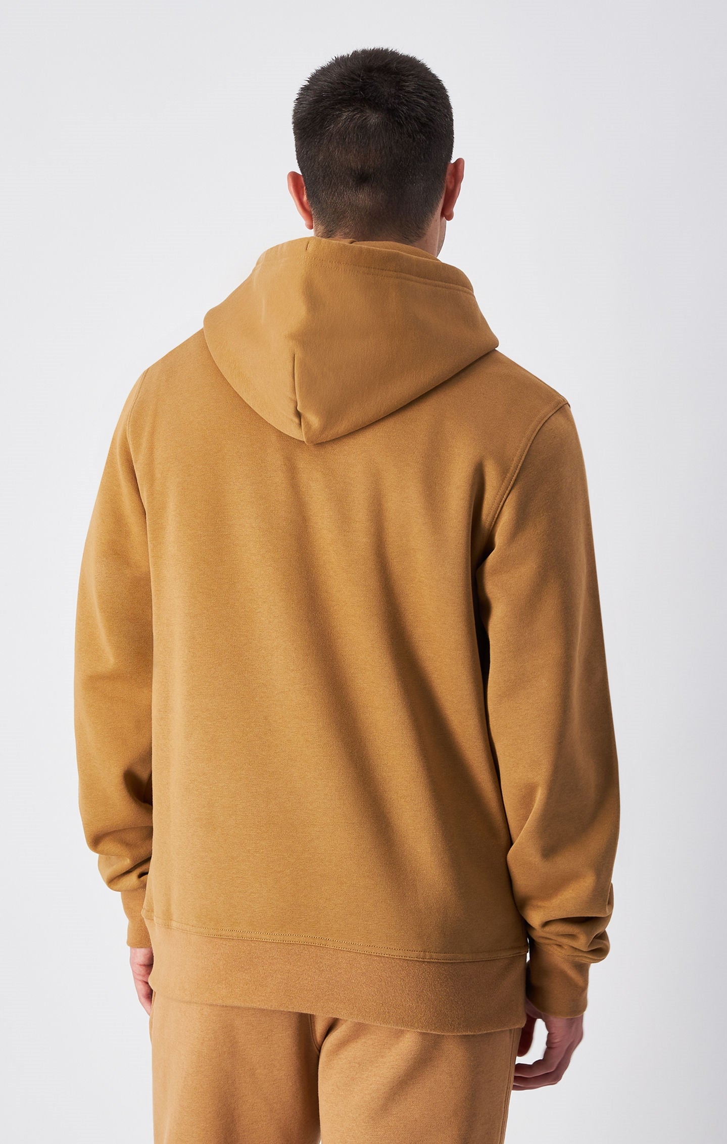 Sweatshirt à capuche en molleton avec grand logo C