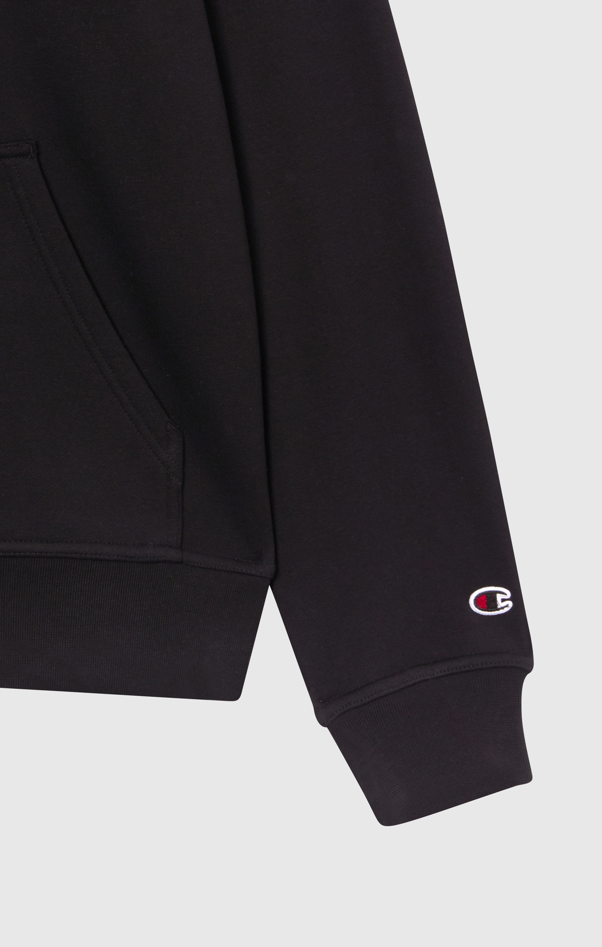 Felpa Uomo con Cappuccio e Interno Felpato con Maxi Logo Ricamato Icons