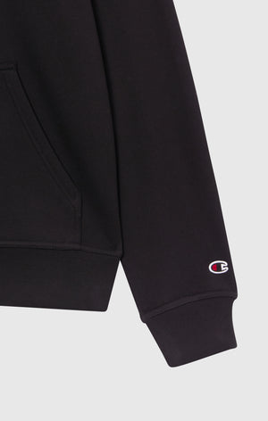 Men’s Fleece Hoodie with Big Embroidered Logo Icons