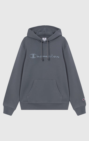 Men’s Fleece Hoodie with Big Embroidered Logo Icons