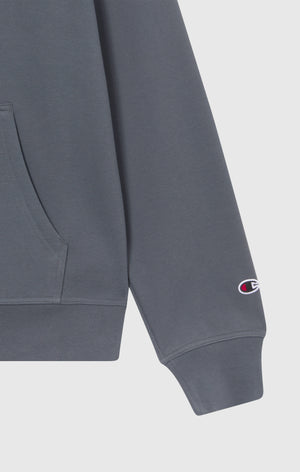 Sweat Homme à Capuche avec Doublure Polaire et Grand Logo Brodé Icons