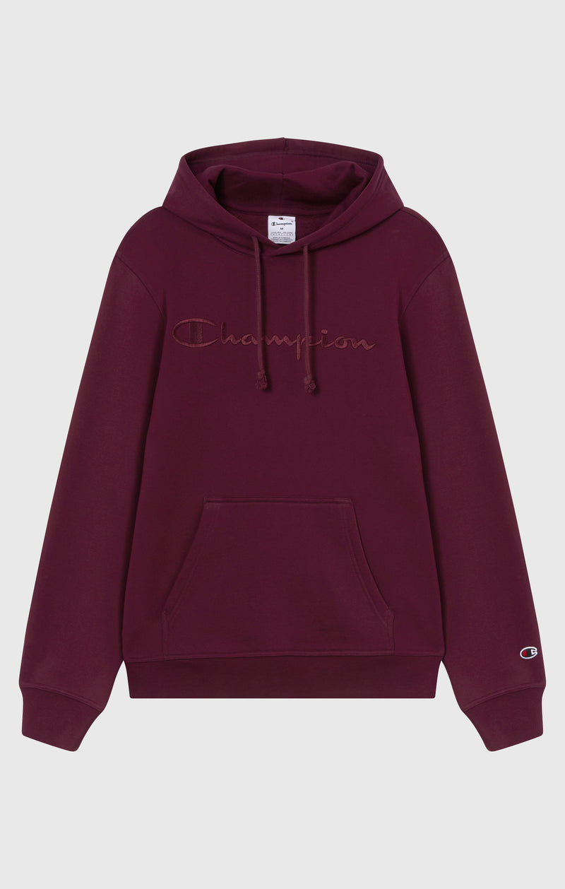 Sudadera Hombre con Capucha y Forro Polar con Gran Logo Bordado Icons