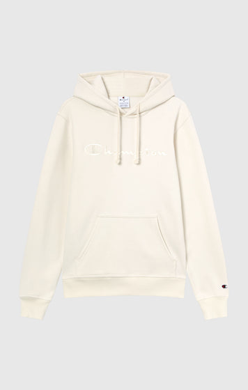 Men’s Fleece Hoodie with Big Embroidered Logo Icons