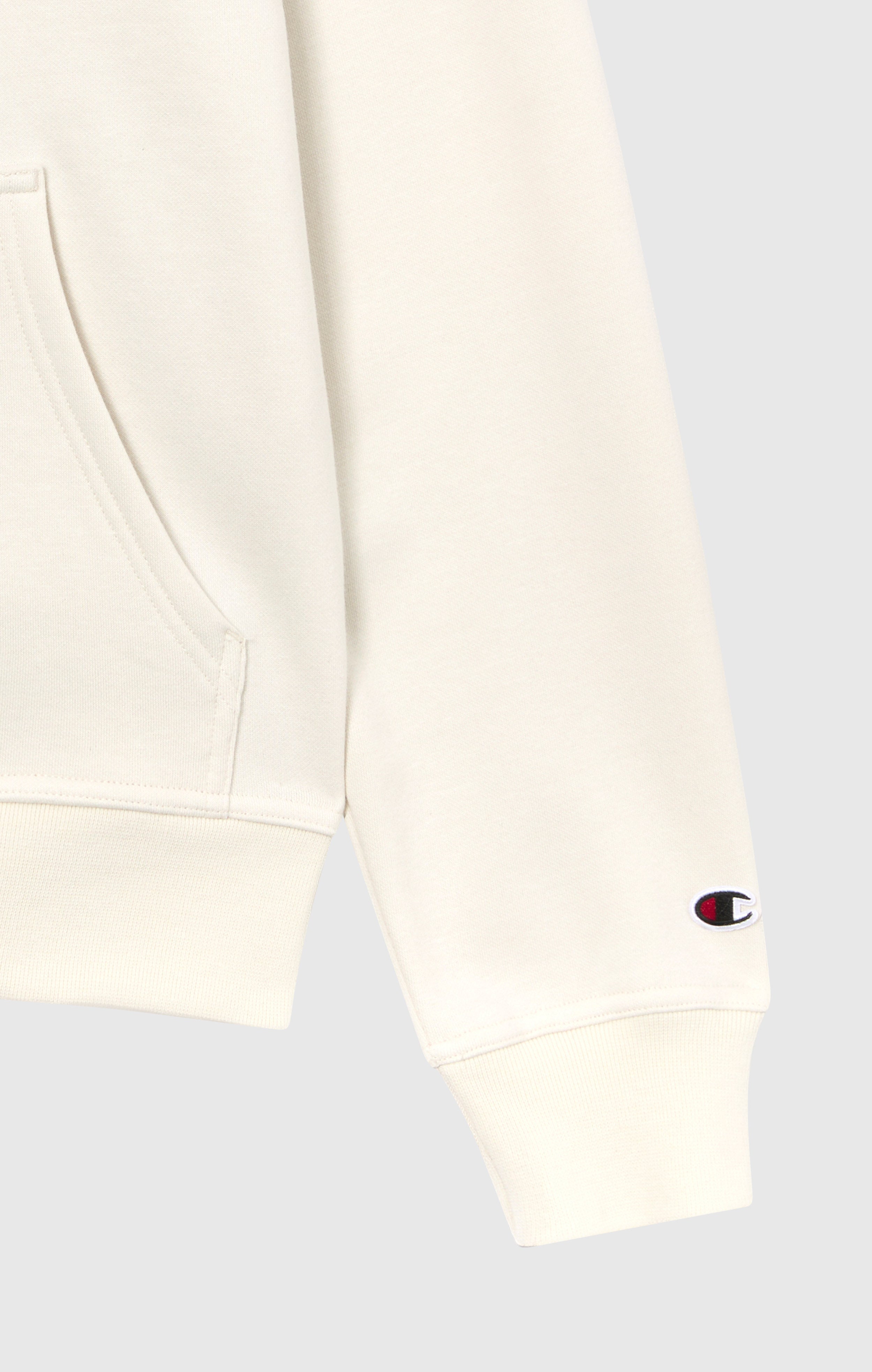 Men’s Fleece Hoodie with Big Embroidered Logo Icons