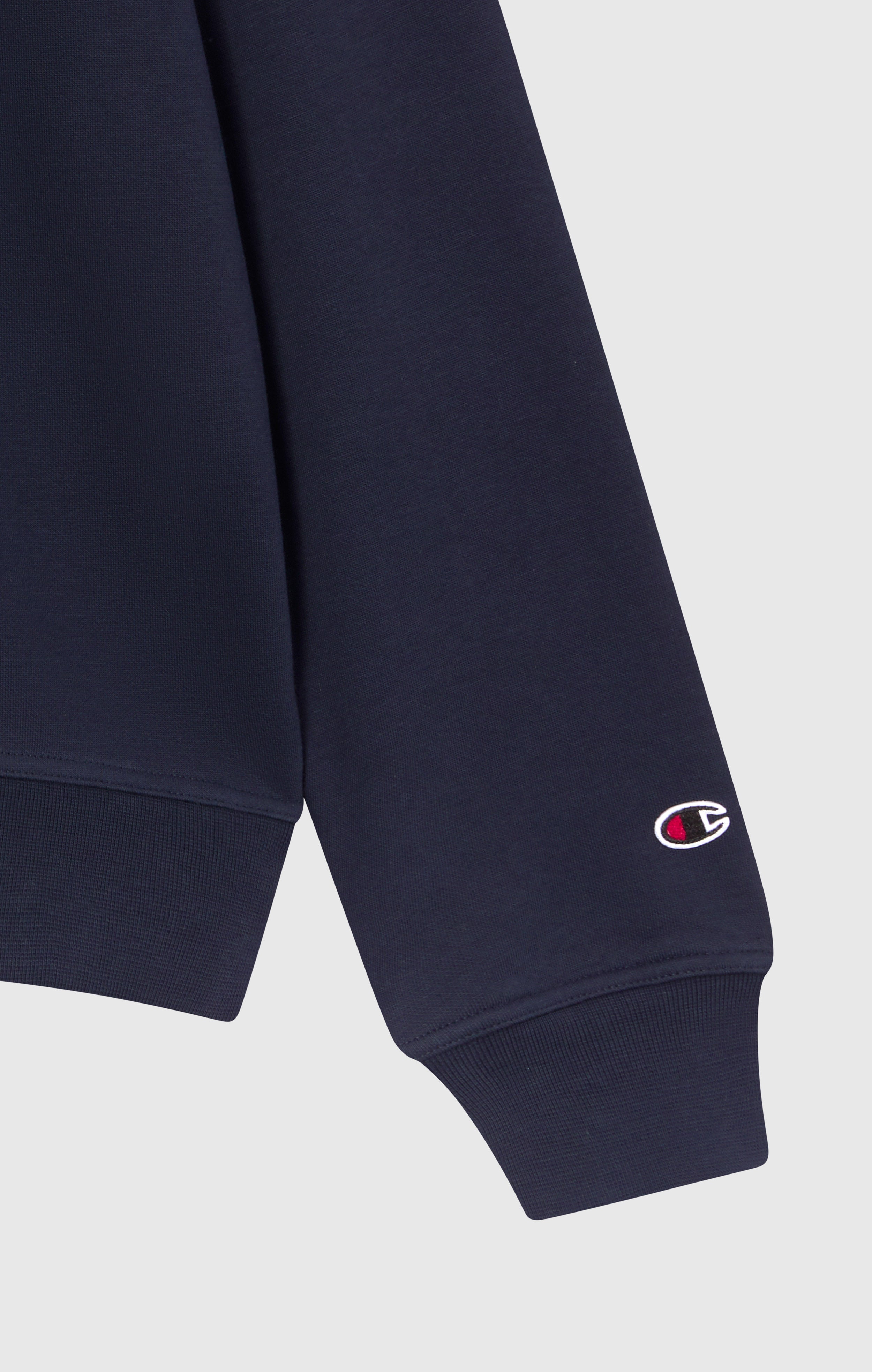 Herren Fleece-Sweatshirt mit Großem Gesticktem Logo Icons