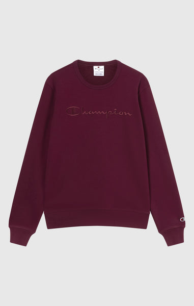 Felpa Uomo con Interno Felpato e Maxi Logo Ricamato Icons