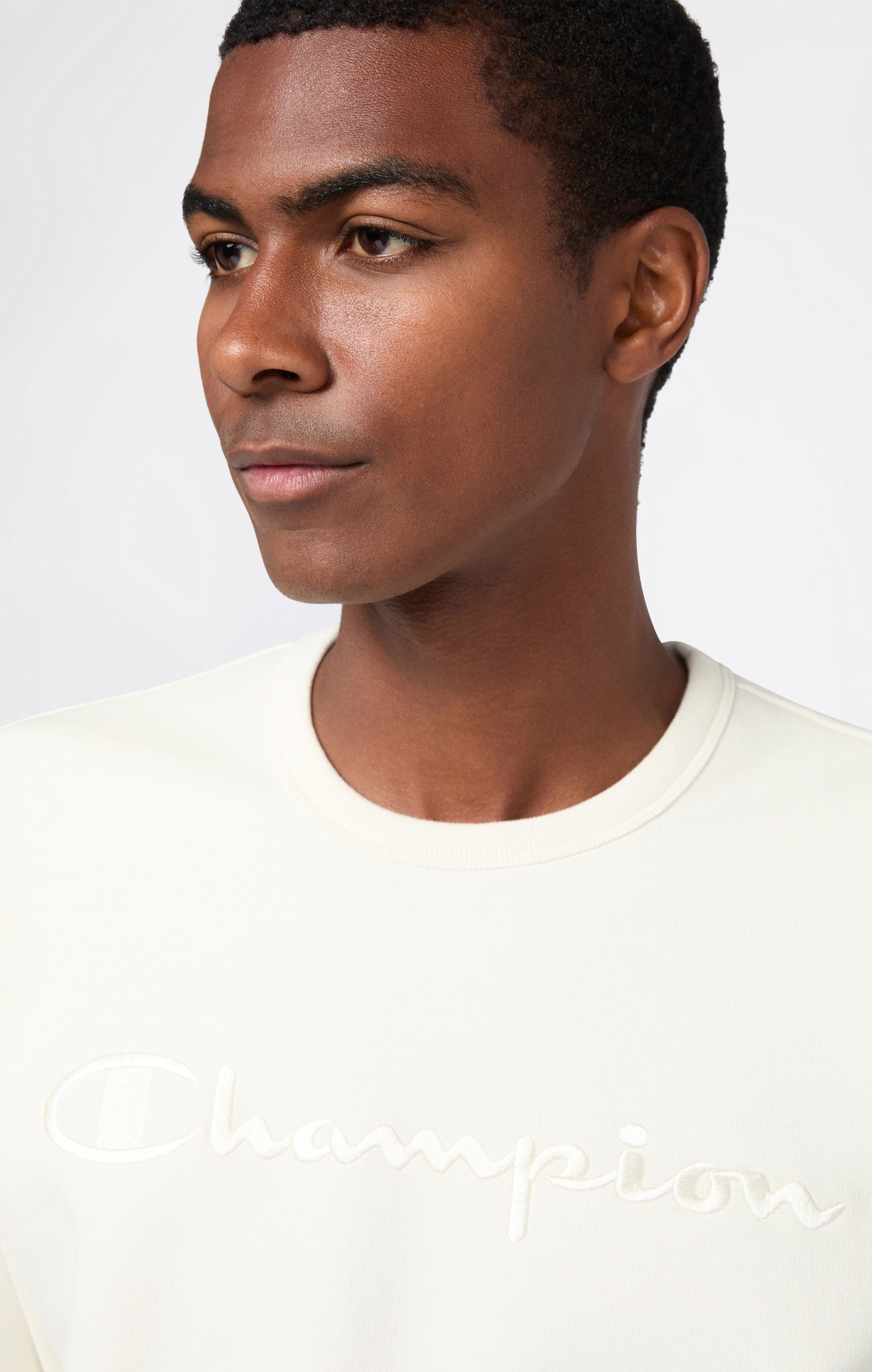 Felpa Uomo con Interno Felpato e Maxi Logo Ricamato Icons