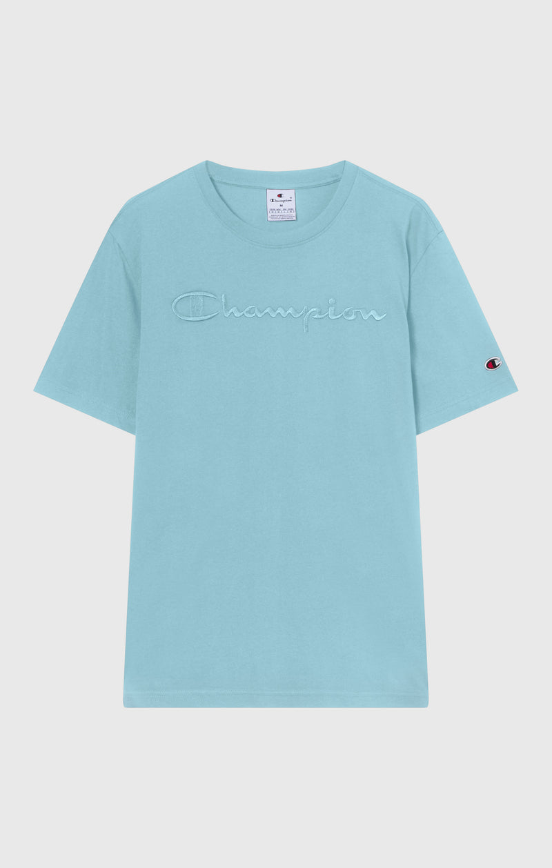 Men’s T-Shirt with Big Embroidery Logo Icons