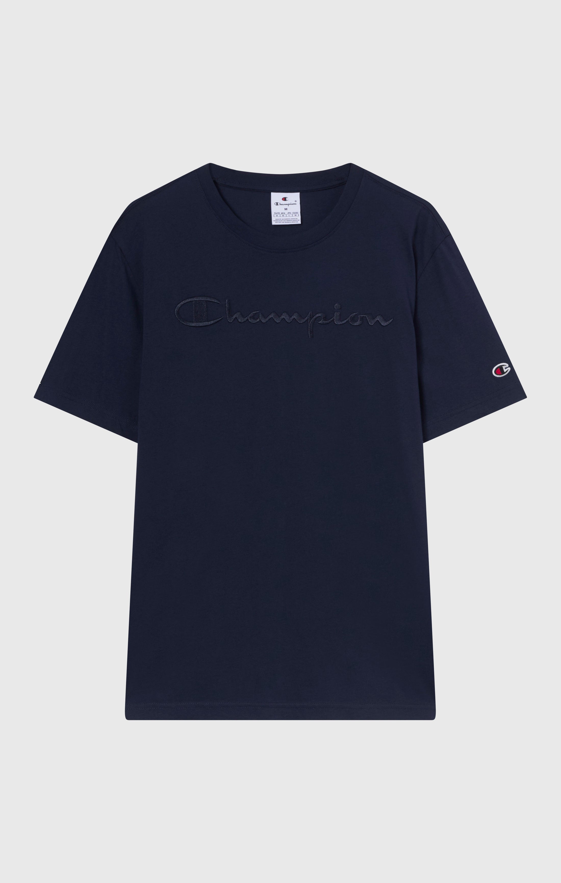Men’s T-Shirt with Big Embroidery Logo Icons