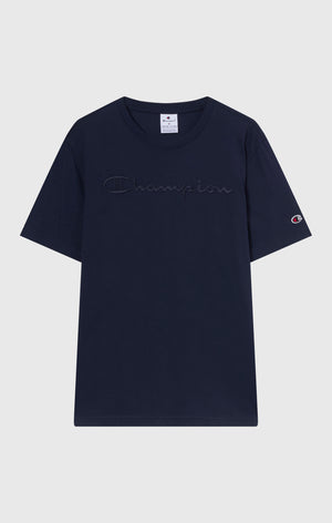Men’s T-Shirt with Big Embroidery Logo Icons