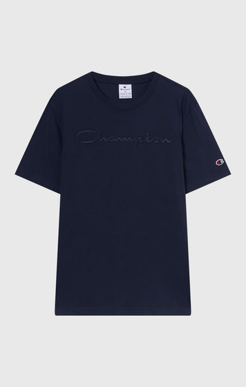 Men’s T-Shirt with Big Embroidery Logo Icons