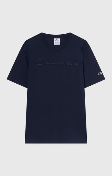 Men’s T-Shirt with Big Embroidery Logo Icons