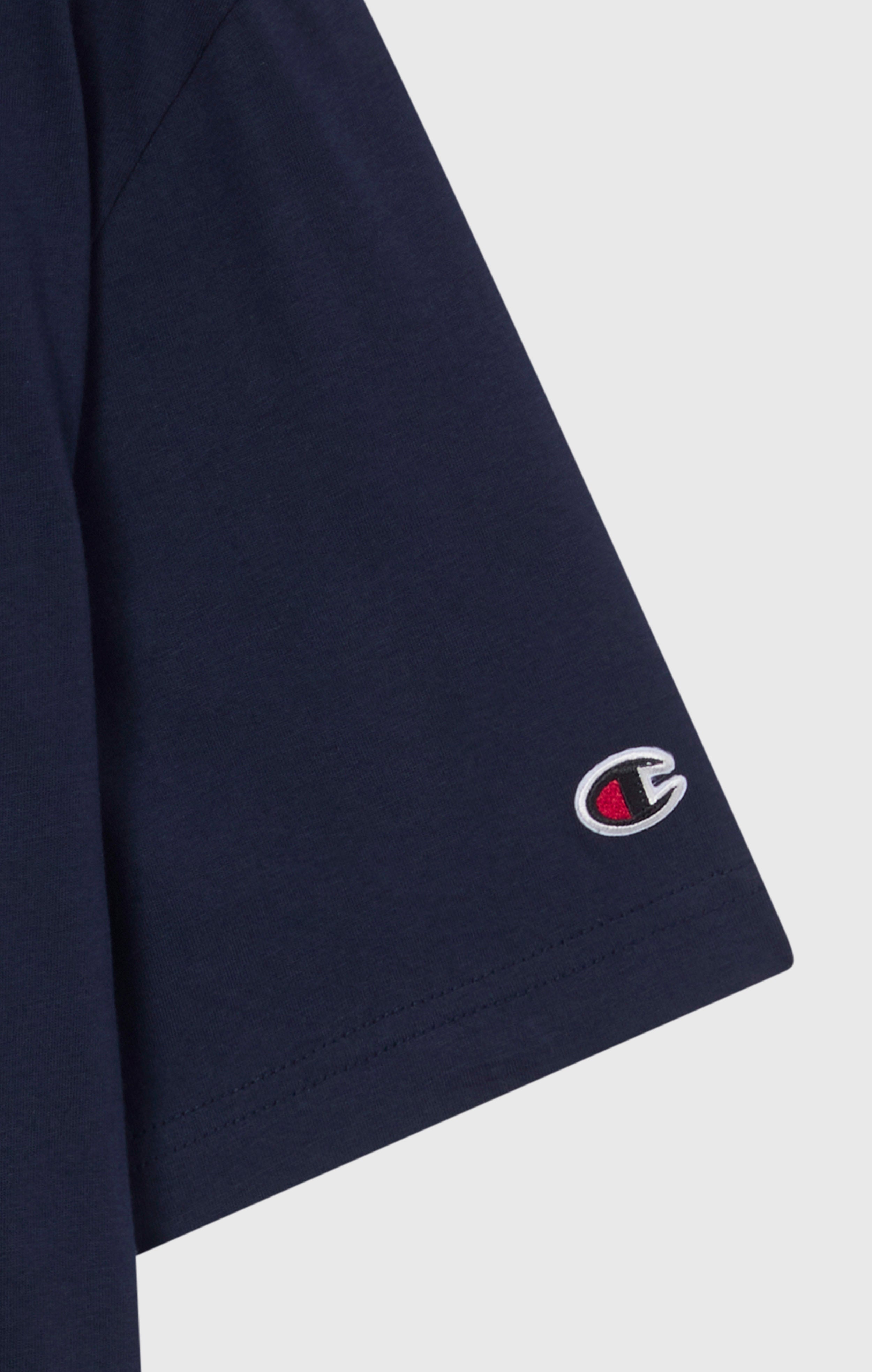 Men’s T-Shirt with Big Embroidery Logo Icons